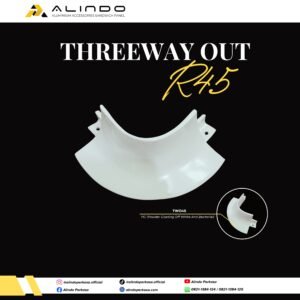Aluminium Threeway Out R45